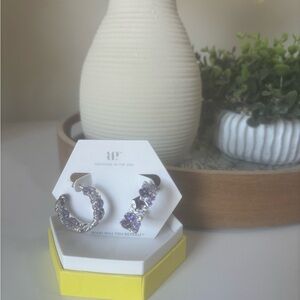 Unicorn alert📍📍📍Elegant Purple Hoop Earrings